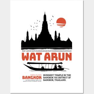 Wat Arun Bangkok Thailand Posters and Art